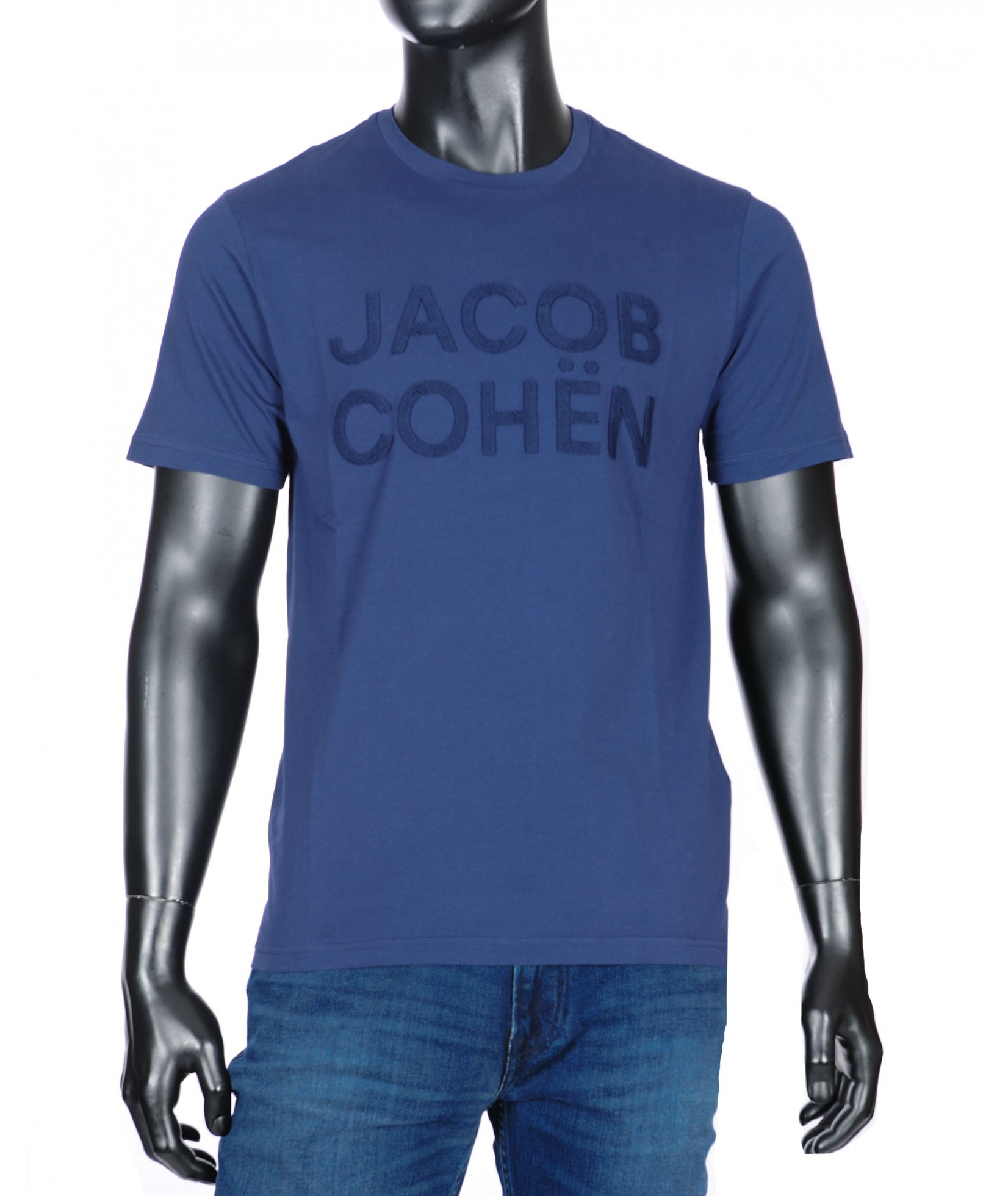 Jacob Cohen t-shirt blue (33977) | Voustenjeans.com