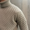 Beige wool high-neck sweater (37954), photo 5